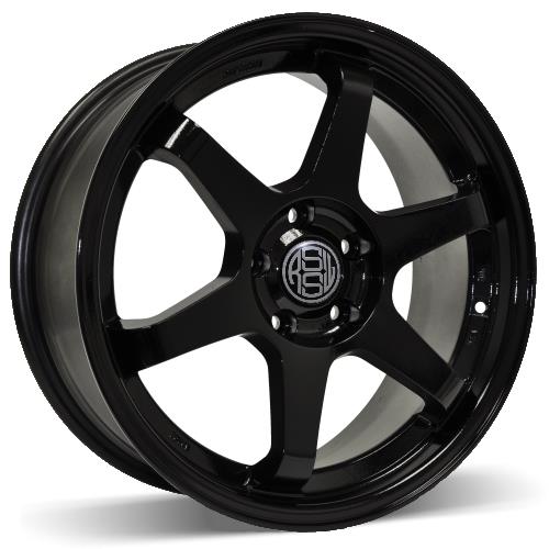 RSSW 18X7.5 5X114.3 RIVAL  ET38 CB67.1 GLOSS BLACK